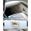 ECCPP Interior Door Handle 2005-2010 for Jeep for Grand Cherokee Outer Replacement Front Passenger Right Door Handle 1pc Beige 1EH121D1AA
