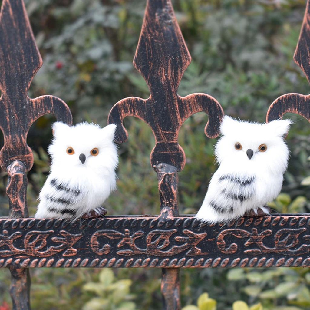 Simulovaná sova zvířecí model dekorativní ozdoba