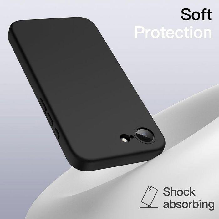 Coque de protection - BOOLING - iPhone 16e - Silicone Doux - Ultra Slim - Antichoc Noir