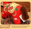 Dragon & Phoenix Dance Year of the Horse Zodiac Plush Pendant Keychain Gift