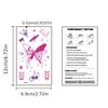 Tattoo Stickers Music Festival Butterfly Girl Y2K Party Favor Decor Supplies temporary tattoo Sweet Cool Style 5 Sheets