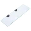 Gold Glass Shelf Glass Wall Mount Tempered Glass Shower Storage  Indoor