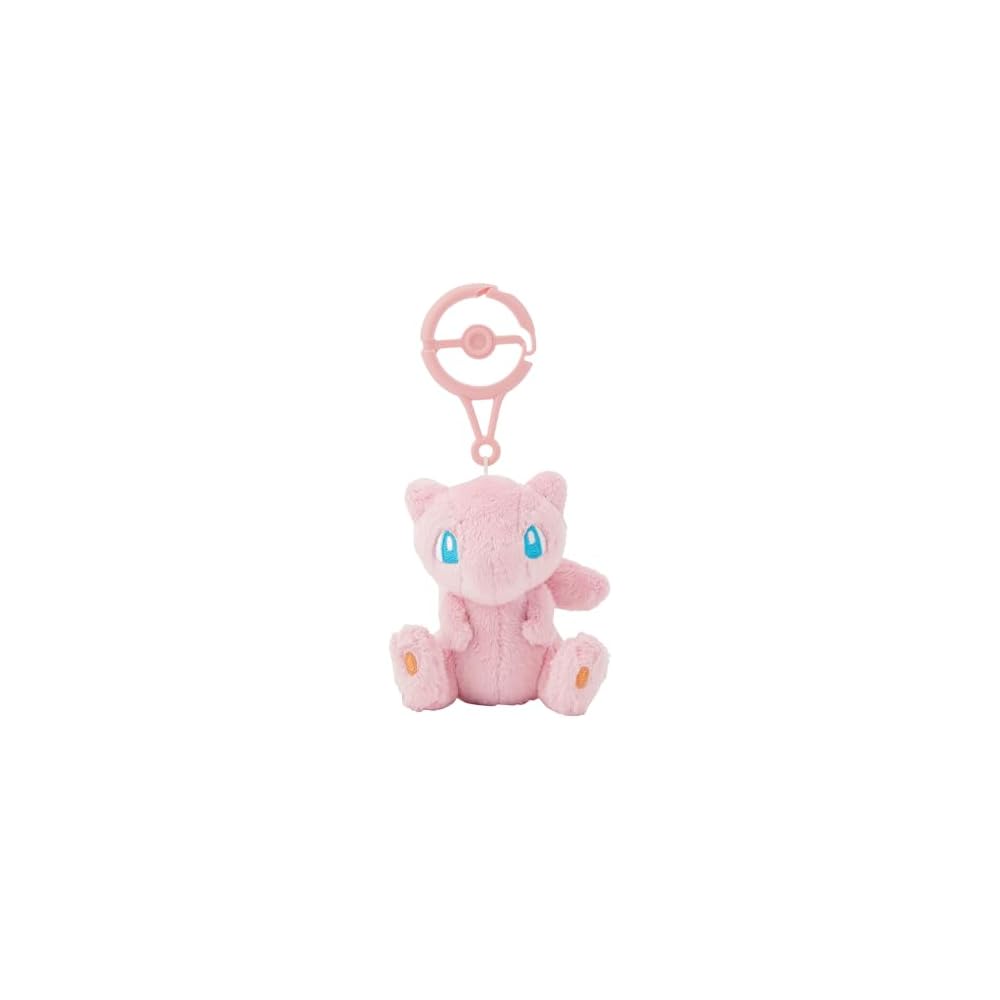 Pokemon Center Original Mew Mascot with Carabiner Keychain Plush Toy