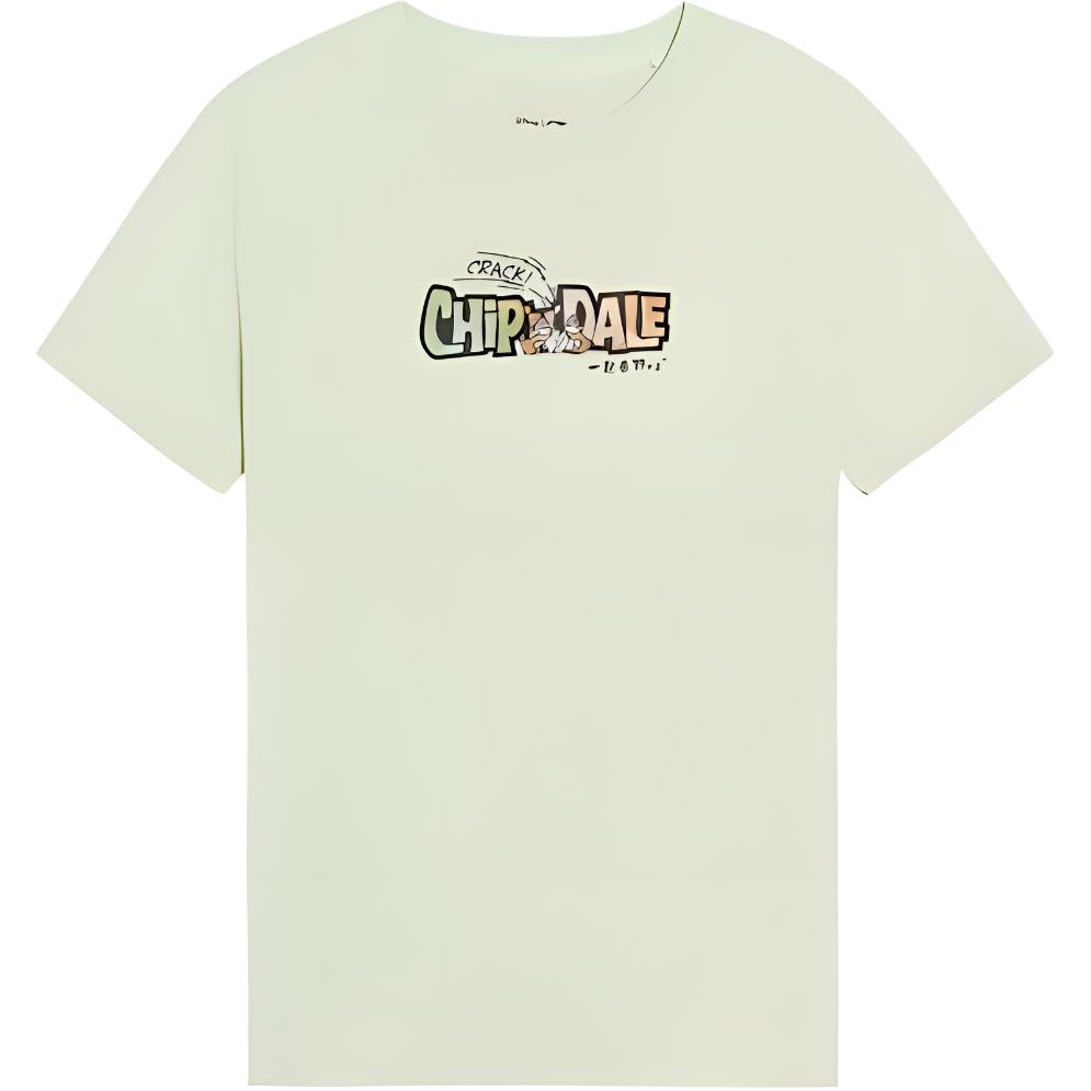 Li Ning x Disney T Shirt Women s Light Green AHSS264-6 L