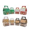 10Pcs Christmas Wonderland Cottage Gift Box Set Large 3D Pop-Up House Shaped Paper Candy Boxes Festive Holiday Party Favor Decor
