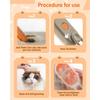 2026 New Pet Steam Brush, Cat Hair Removal Comb - 3-in-1 USB Rechargeable Pet Hair Remover with Water Tank (1 piece, Cream Coffee Color)