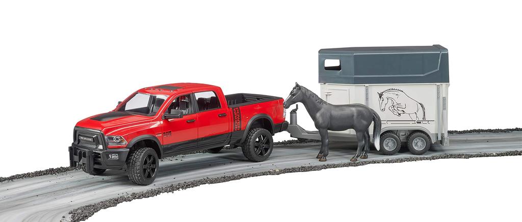 BRUDER Ram Power Wagon & Horse Trailer BR2501