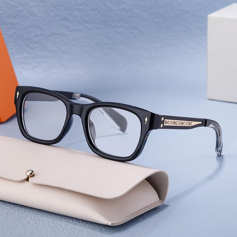 Can Be Equipped With Myopia Square Glasses Men'S Retro Flat Glasses Men'S Optical Frames