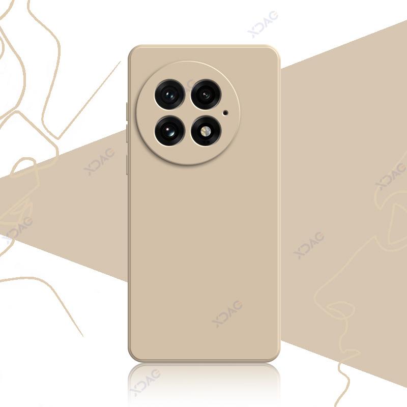 Handyhüllen für OnePlus 13 OnePlus13 5G 6.82" 360 Weiche Luxus Quadratische Flüssigsilikon Rückseite Wasserdichte Taschen