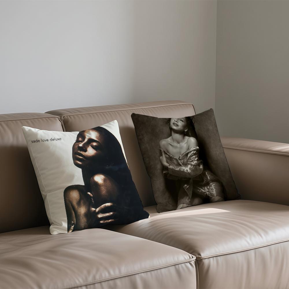 S-Sade Band Rock cushion cover Square Sofa Cushion Cover Casual Skin-Friendly Comfortable Pillow Cover