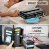For iPhone 17 Leather Case CASEME C36 Zipper 10 Card Slots Phone Cover with Straps