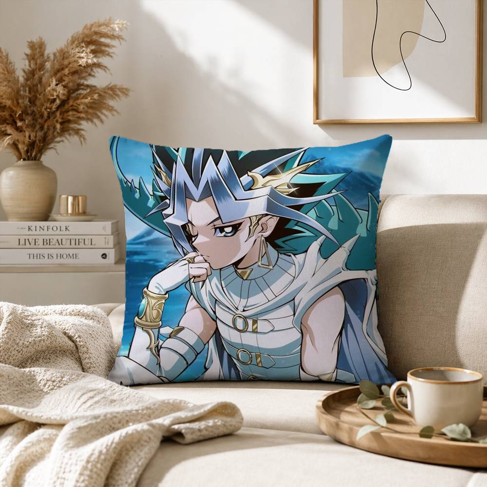 Dark Magician Blue Eyes White Dragon YUGIOH Pillow Case for Sofa Living Room Home office Decor Protective Cover
