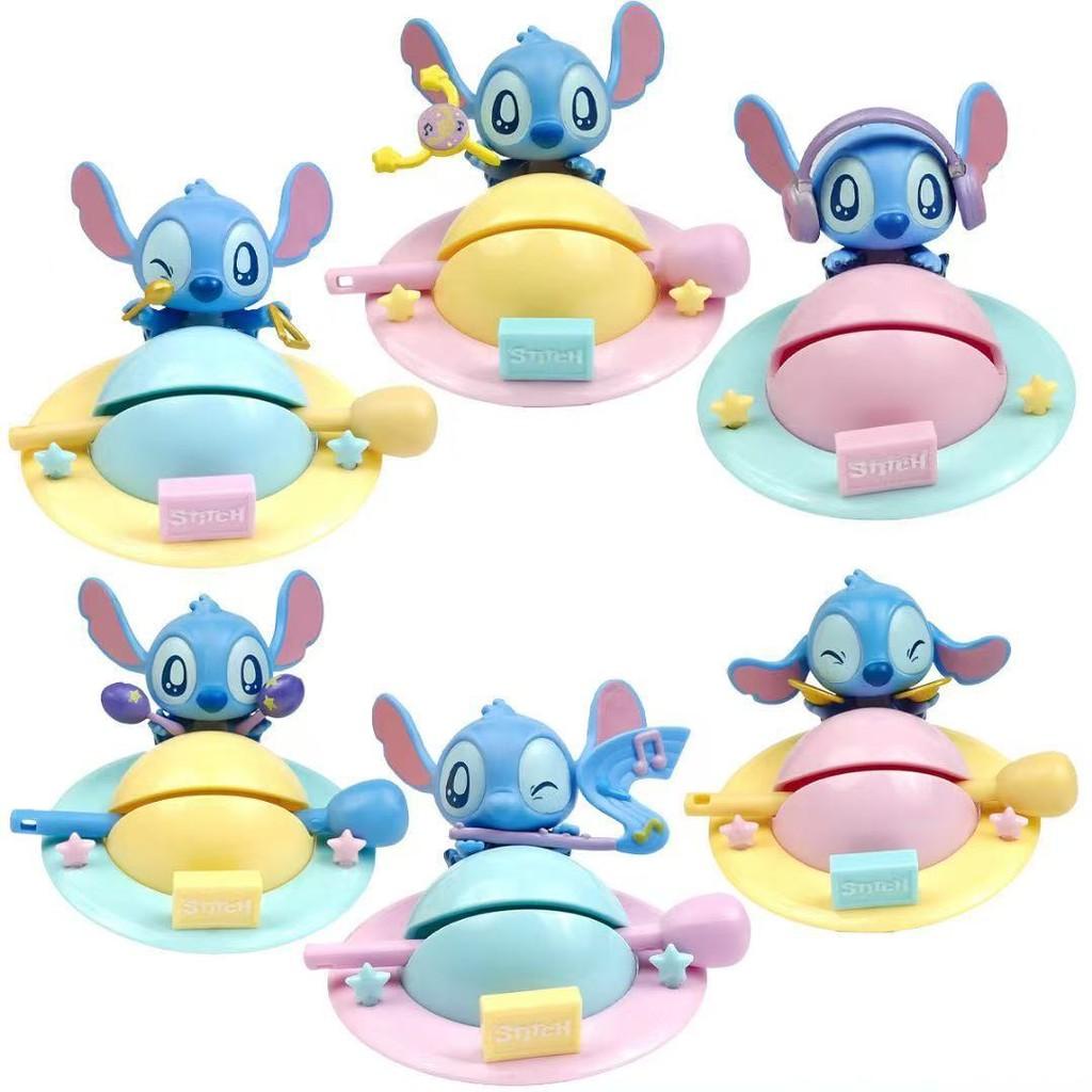 Cartoon Originality Stitch Wooden Fish Plastics Model Ornament Phone Holder