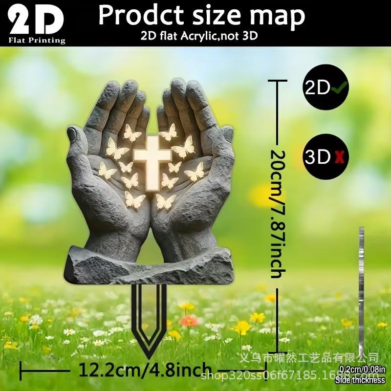 1pcs 15cm/30cm Animal World Garden Stake Outdoor Planter Decor Waterproof Yard Ornament 15cm