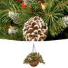 30*25*15cm Christmas Flower Basket Decorative Hanging Flower Arrangement Colorful Flower Arrangement Enchanting Glow