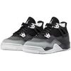 Air Jordan 4 Retro PS Fear 2024 Kindersneakers Zwart Wit Antraciet FV4537-002