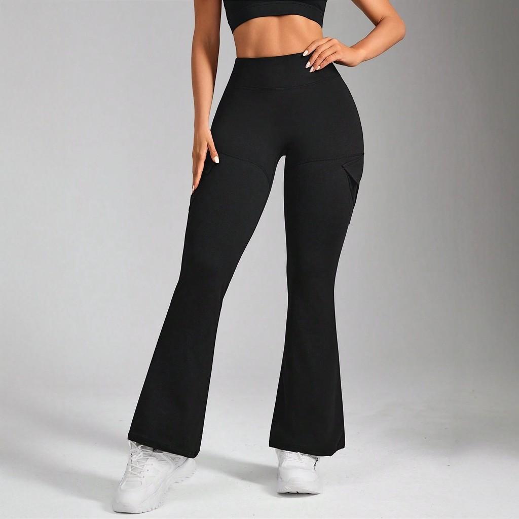 Damen Stretch-Cargohose mit tiefen Taschen und schmaler Passform für Büro und Freizeit