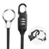 Bicycle Combination Lock Antitheft Security Helmet Lock Portable PVC Wrapped Steel Cable