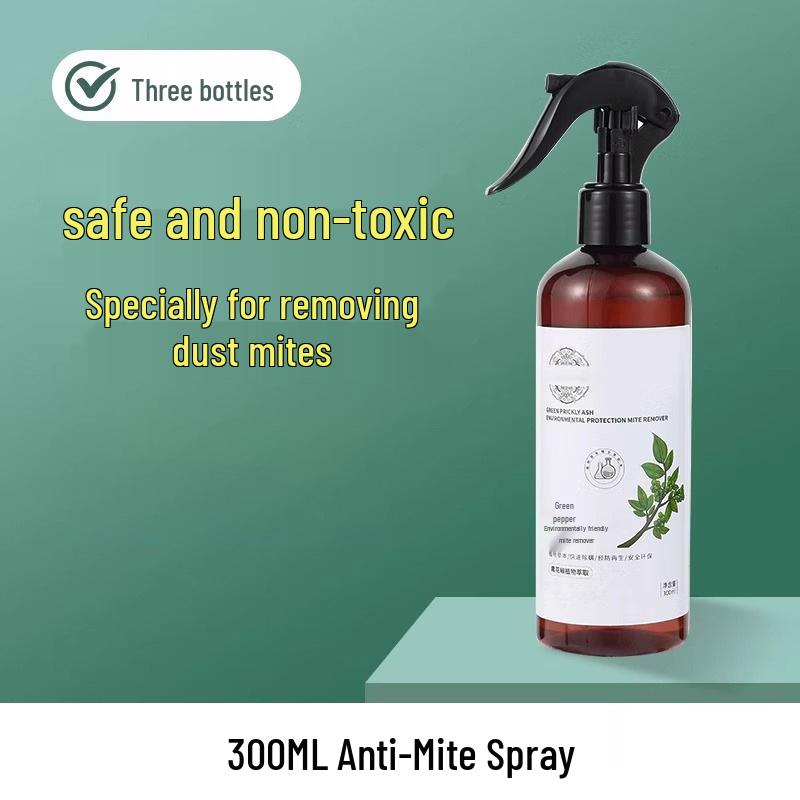 

Спрей для уничтожения клещей на постельных принадлежностях с сычуаньским перцем, не требующий смывания