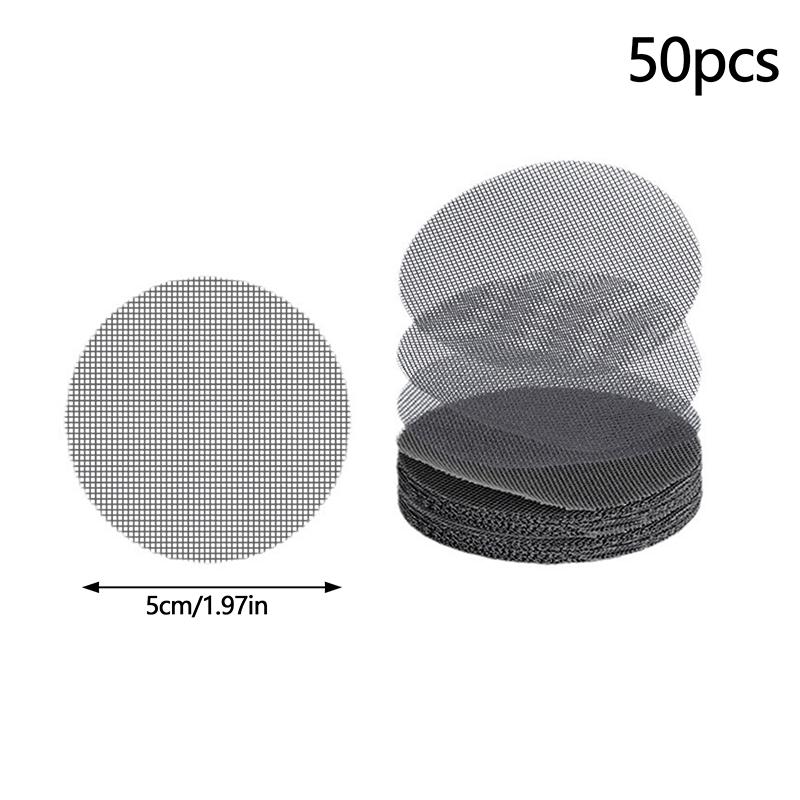 

50 шт. сетчатая прокладка для отверстий в горшках, круглая сетка для дренажных отверстий для дна горшка, предотвращает потерю почвы, инструменты для садоводства и озеленения цветочных растений бонсай 5cm