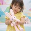 Creative Design Plush Rabbit Pendant 30cm Size Ear Pulling Rabbit  Christmas Gift