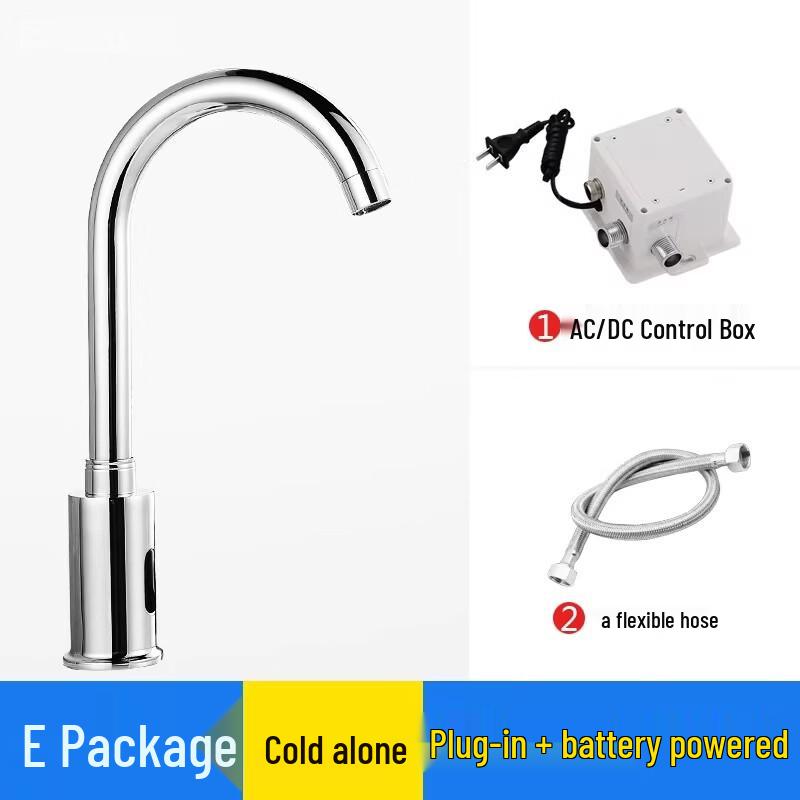 OUCHUANGSHA Single Cold Alloy Automatic Sensor Faucet