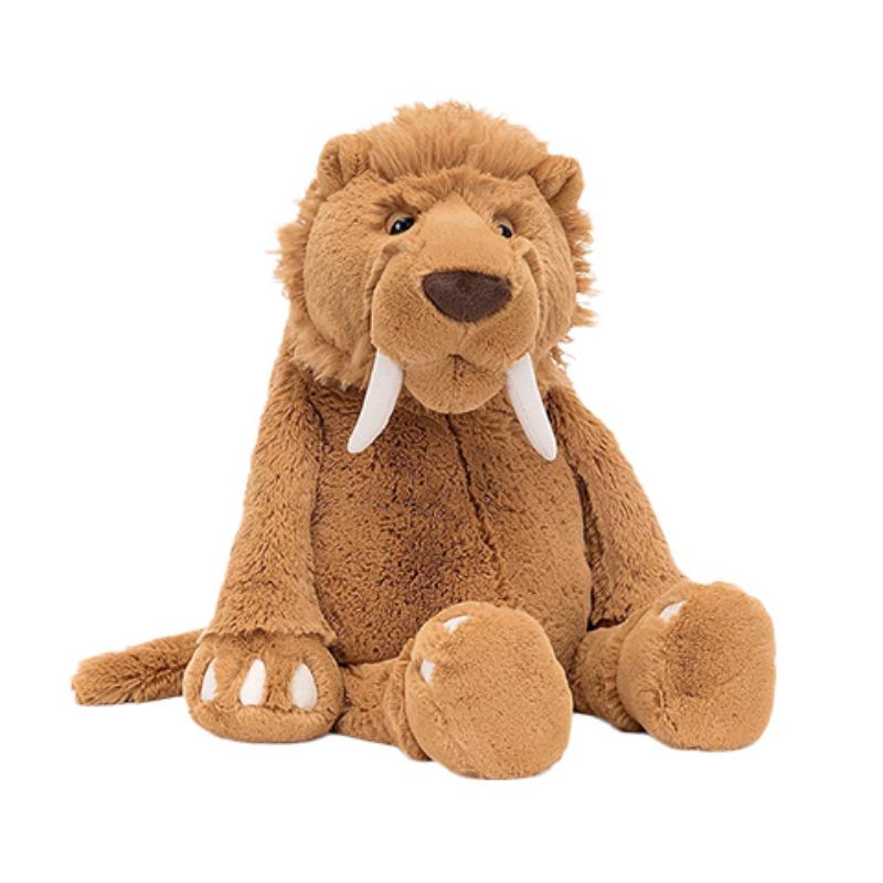 

JELLYCAT Jungle Animal Series Saber-toothed Tiger Cute Doll Plush Doll 49cm Tall