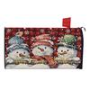 Winter Magnetic Mailbox Cover Standard Size 18 X 21in Merry Christmas Mailbox Wraps Cover Holiday Post Letter Box Cover for Outdoor Garden Yard Decor