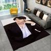 Famous B-BTS Kim Seok Jin KPOP Non-Slip Area Rug for Living Room,Bedroom,Playroom,Soft Carpet Floor Mat Home Decor Rug Kids Room