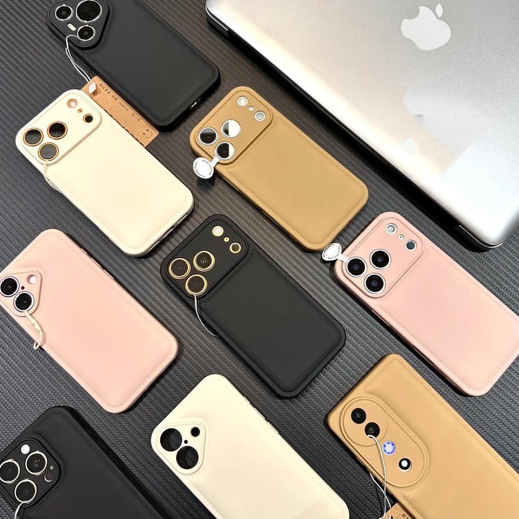 Autumn and winter high-value drum bag for iPhone17ProMax mobile phone case new Apple 16/15/14/13/12