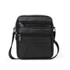 2024 Genuine Leather Men's Crossbody Bag, Simple Single Shoulder Design, Top Layer Cowhide.