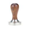 FUN COFFEE Espresso Tamper, 51mm Flat Stainless Steel Espresso Coffee Tamper with Wooden Handle (co-0013-1)