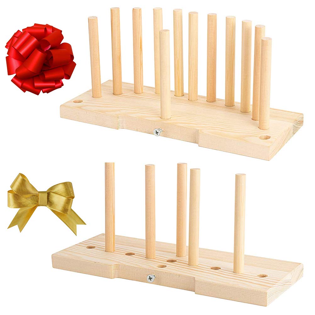 Newooh Bow Maker Wooden Wreath Bow Maker Tool, Durable Portable Bow Tie Machine for Kitchen and Home Making, Beige