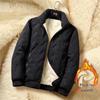 Men's Winter Warm Fleece-Lined Coat - Dirt & Wear Resistant, Loose Fit