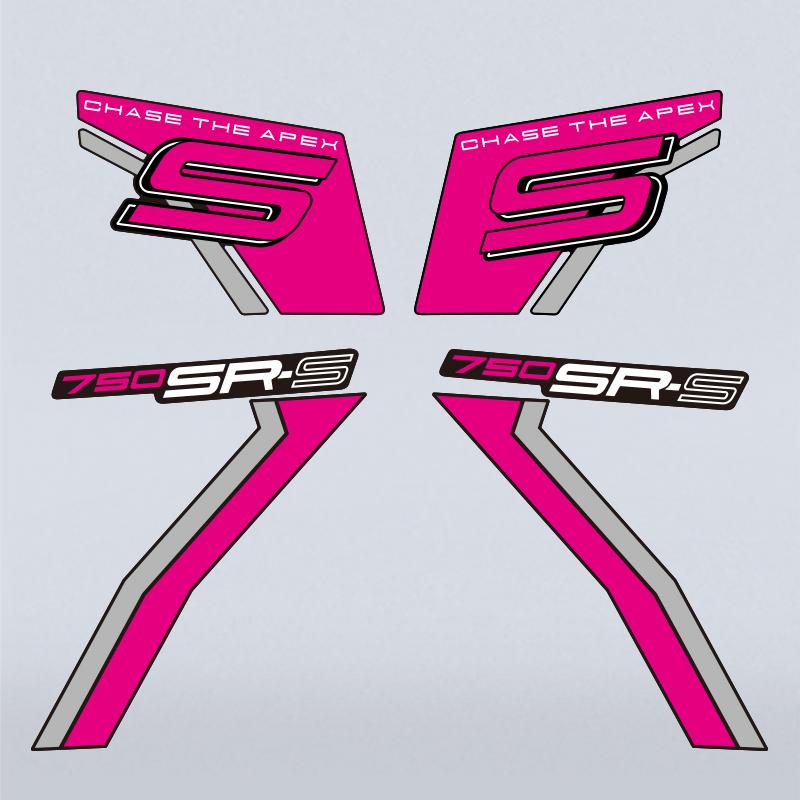For 2025 CFMOTO 750SR-S Fixed Wing Stickers 3M Adhesive High-Density Vinyl Precision-Cut Anti-Slip Mod Parts
