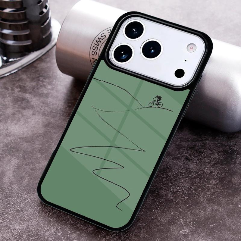 Bicycle Racing Bike Phone Case For iPhone 17 16 15 14 13 12 11 Pro Max Plus 17Air Soft Silicone Cover