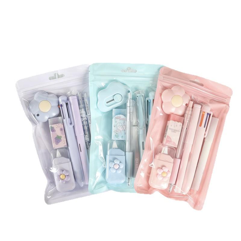 7-Piece Cute Stationery Set: High-Quality Student Gift & Souvenir