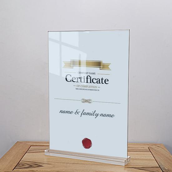 Suport pentru semne acrilice, 3 buc