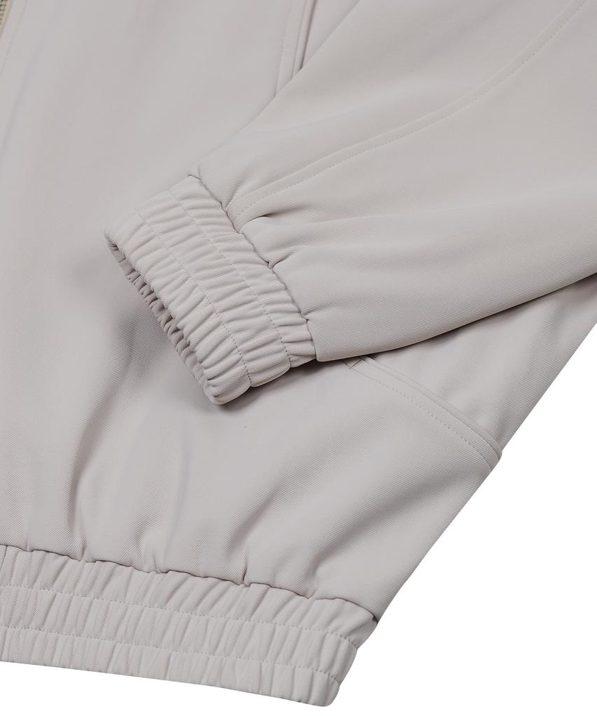 Ironyporno Whiteline 86-Iro255 Curved Blouson Jacket Light Grey