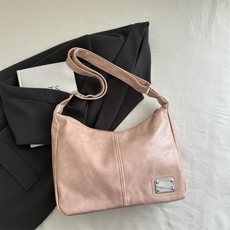 

Большая вместительная женская сумка весна-лето 2025 года, новая повседневная сумка-мессенджер через плечо, универсальная сумка для пельменей