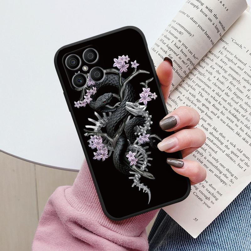 Flowers Funda For Honor X8 Capa HonorX8 X6 X 8 Phone Case Soft Silicone Cute Cat Bear Back Cover For Honor X 6 Bumper Cartoon