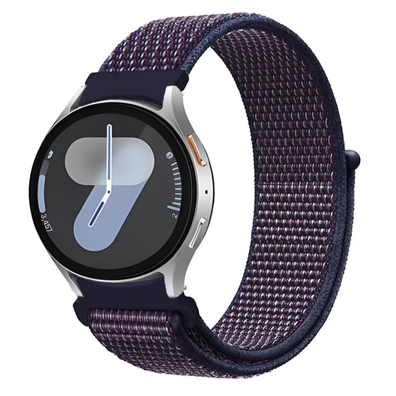 Nylon Loop Band for Samsung Galaxy Watch 7/FE/6 5 4 44mm 40mm Original Wristband for Watch 6 Classic 47mm 43mm/5 Pro 45mm Strap