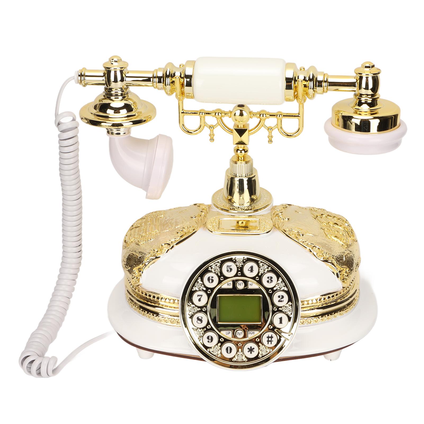 

MS‑5600B Ретро Телефон Проводной Домашний Офис Отель Ретро Классическое Оформление Стационарный Телефон US Plug