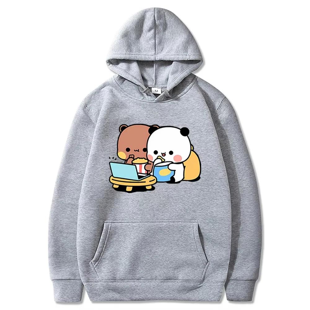 2025 Cartoon Panda Bear Bubu Dudu Hoodie Women Men Couple Printed Hooded Sweatshirt Fall Winter Long Sleeves Fleece Hooded Pullo