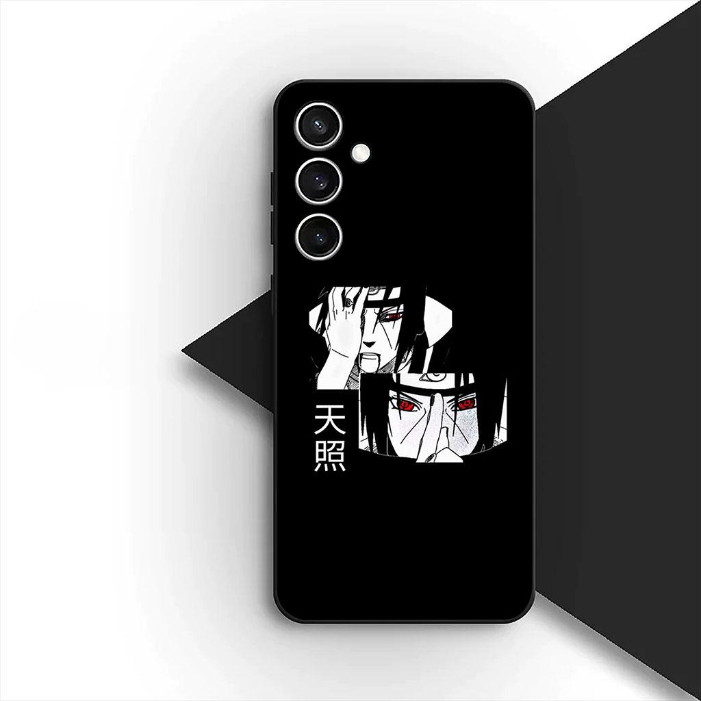Sasuke Pain Narutos Uchiha Itachi Phone Cover for Samsung Galaxy S25 S24 S23 FE Ultra Plus S7 Edge S25+ S23+ A56 5G Soft Case