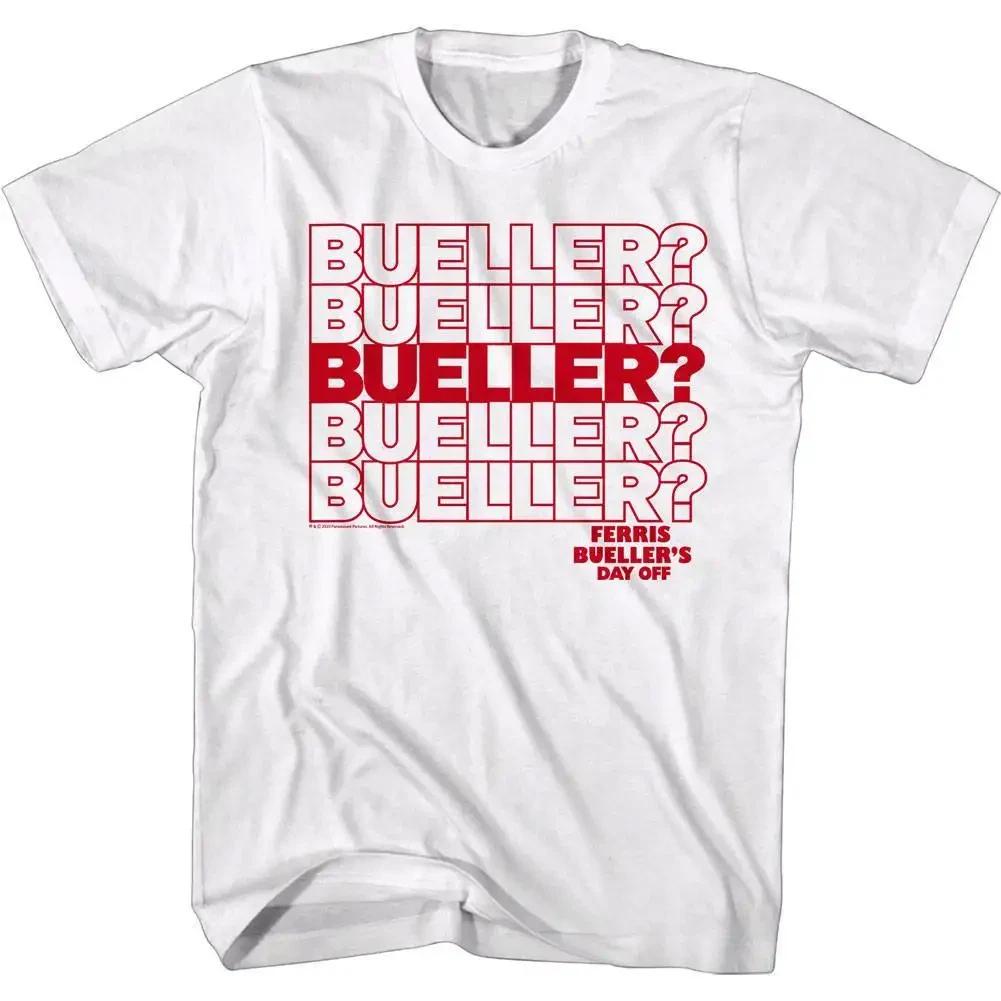 Ferris Bueller Bueller Anyone Mens T Shirt Fashion Trend Y2K  Men Clothing T Shirts S