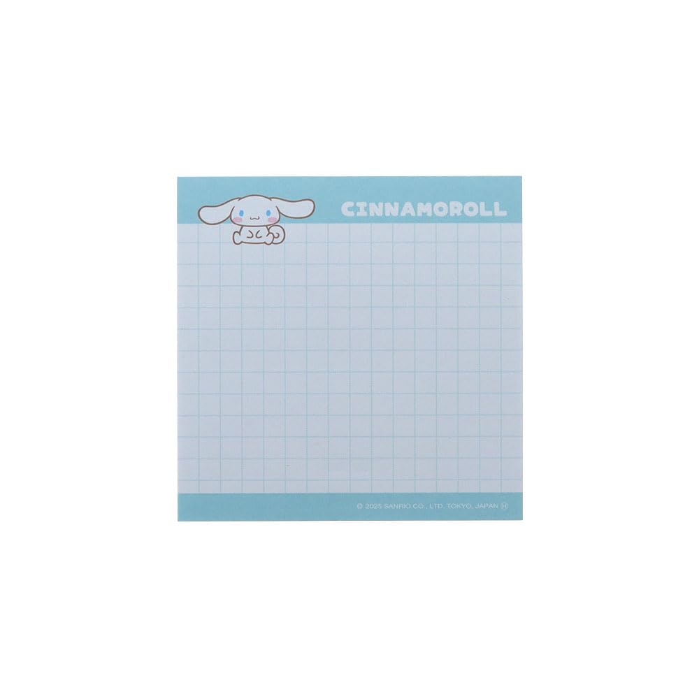 Stationery Cinnamoroll Sanrio Characters Merchandise Fluffy Cinnamoroll Memo Pad with Clip Sun-Star (S2850516)