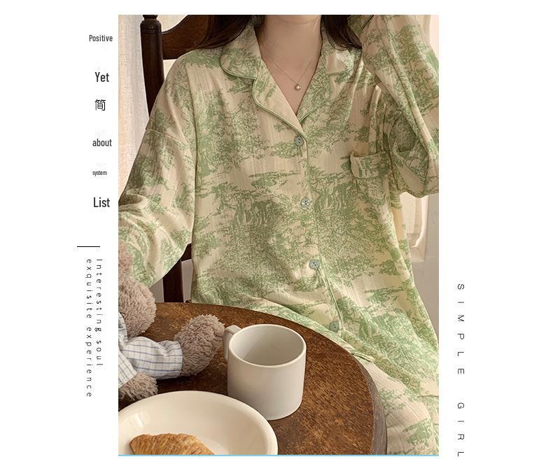 Women's French-Style Bunny Pajamas: Long-Sleeve, Spring/Autumn, Casual & High-End Home Suit
