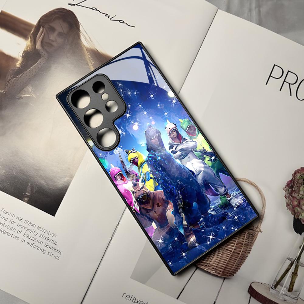 Free Fire Game Phone Case For Samsung Galaxy S25 S24 S23 S22 S20 S21 Note20 Edge Ultra Plus Fe Colored Silver Cover