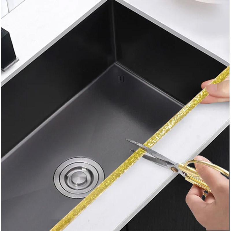 Decorative Bathroom Anti-mildew Waterproof Beautiful Seam Stickers Kitchen Sink Gap Stickers Toilet Stickers
